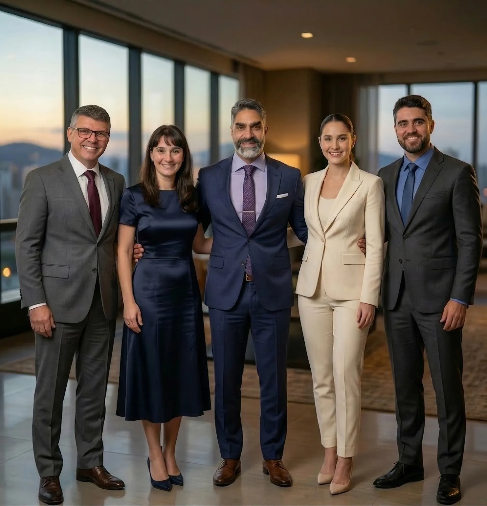 Equipe médica do Prof. Dr. Daniel Fernandes, ortopedista PhD em Florianópolis, especializada em prótese de quadril e joelho